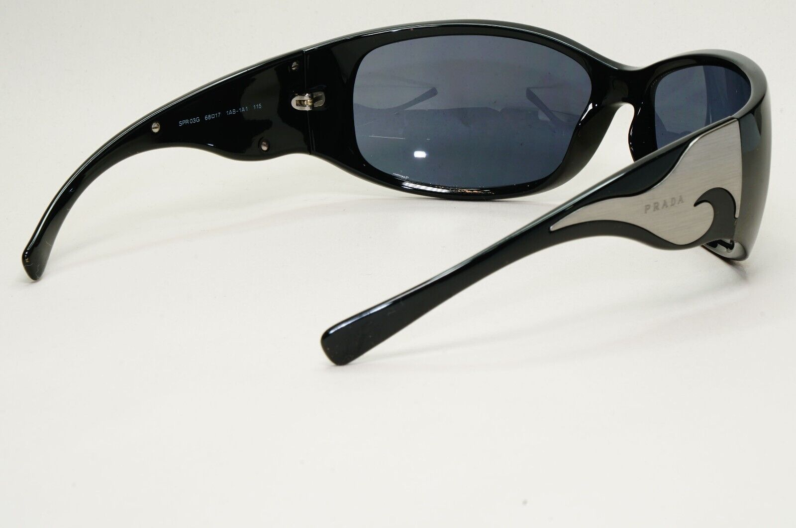 Prada Sunglasses 2006 Vintage Flame Wave Black PR03GS SPR 03G 1AB-1A1 061024