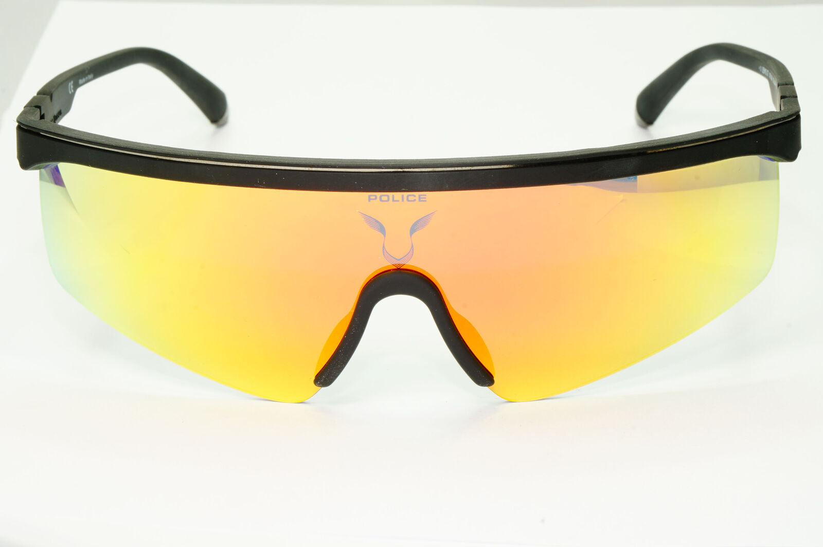 Police Lewis Hamilton F1 Sunglasses Gold Orange Mirror Shield SPL A28 COL 6AAY