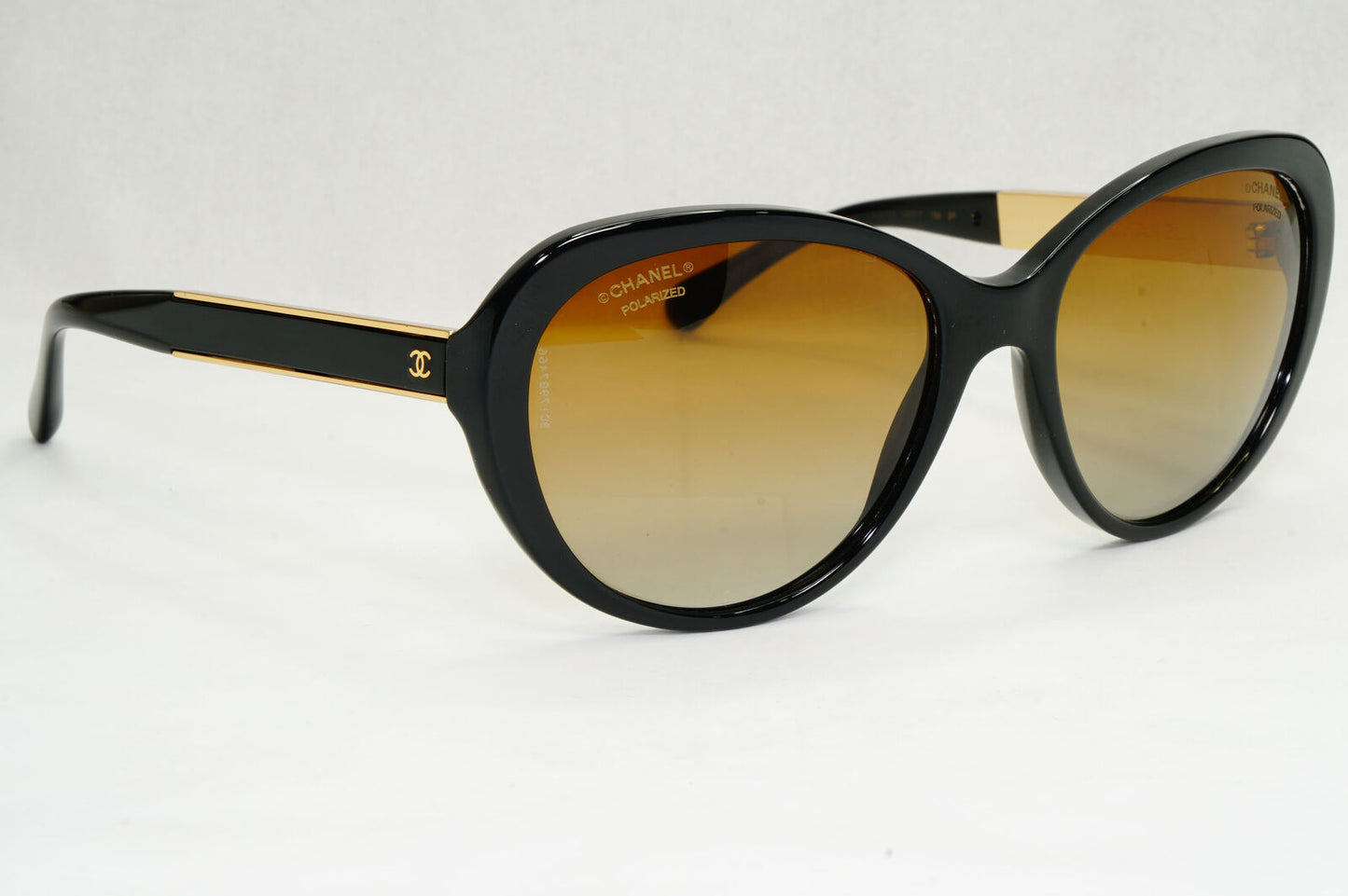 Chanel Sunglasses Polarixed Black Gold Brown Gradient 5269 c.622/S9 070224
