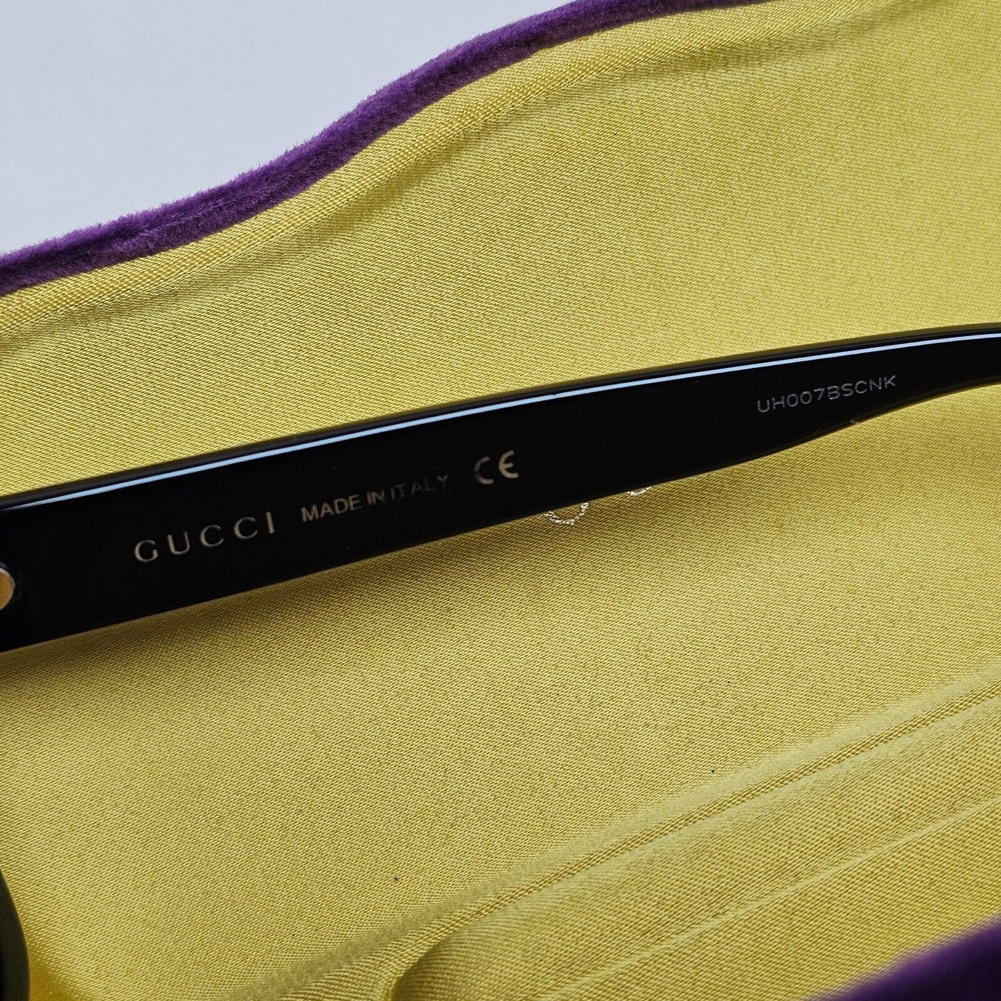 Gucci Sunglasses 2017 Bee Black Square Oversized Large GG0096S 001 120125