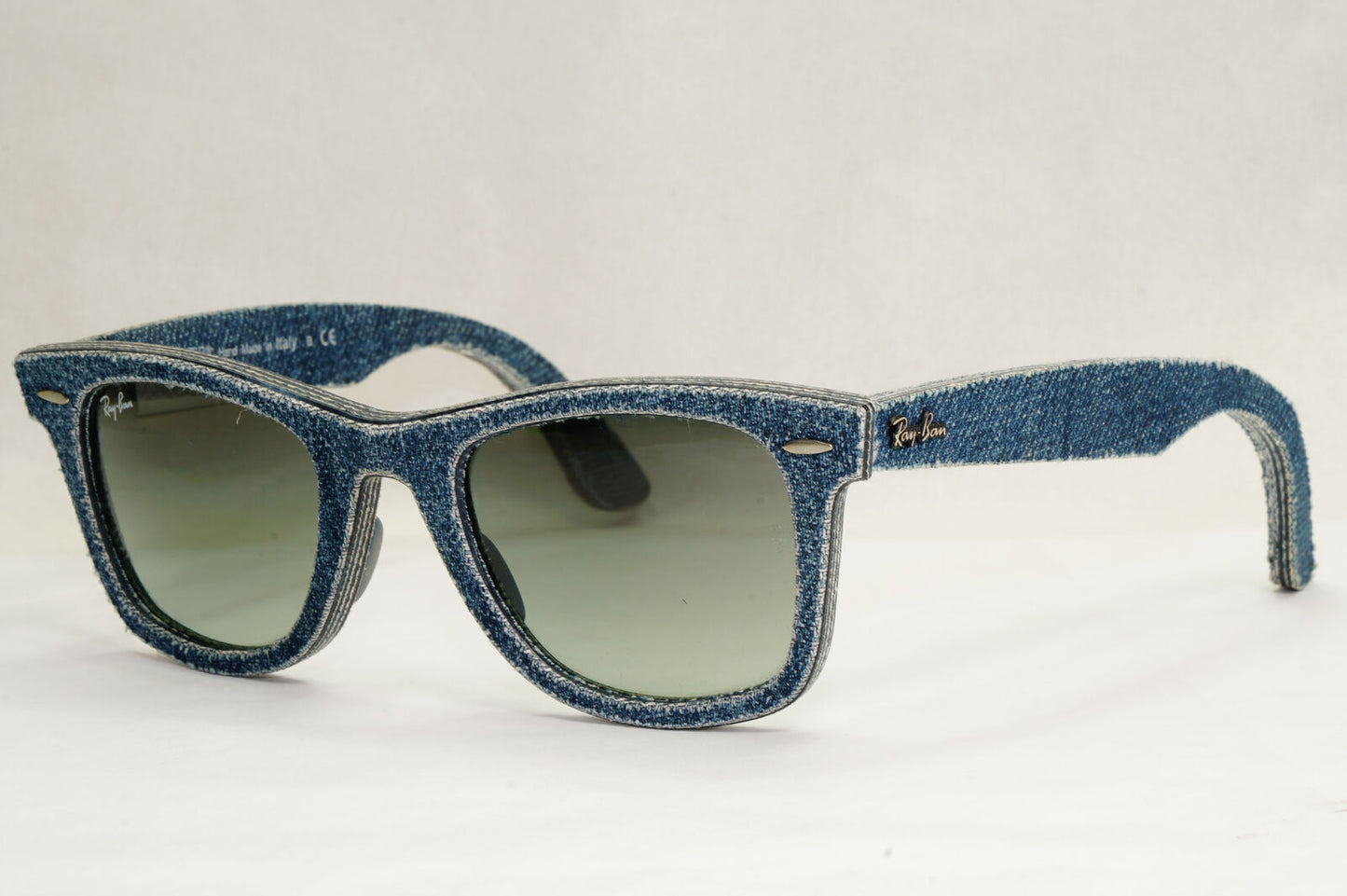 Ray-Ban Sunglasses Wayfarer Denim Blue Jeans Grey Gradient RB 2140 1163/71 50mm