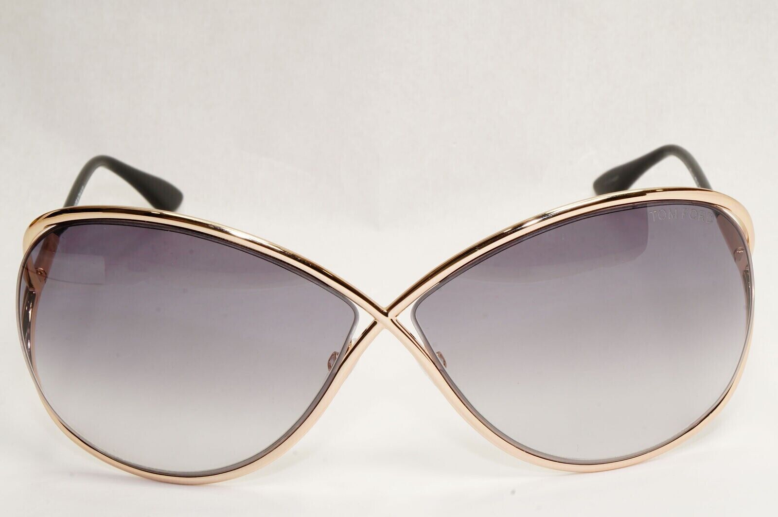 Tom Ford Sunglasses Miranda Gold Grey Gradient Smoke FT0130 TF 130 28B 220324