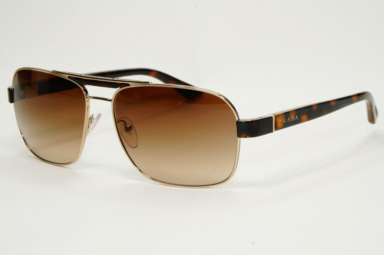 Prada Sunglasses 2013 Vintage Gold Brown Pilot PR55OS SPR 55O ZVN-6S1 120824