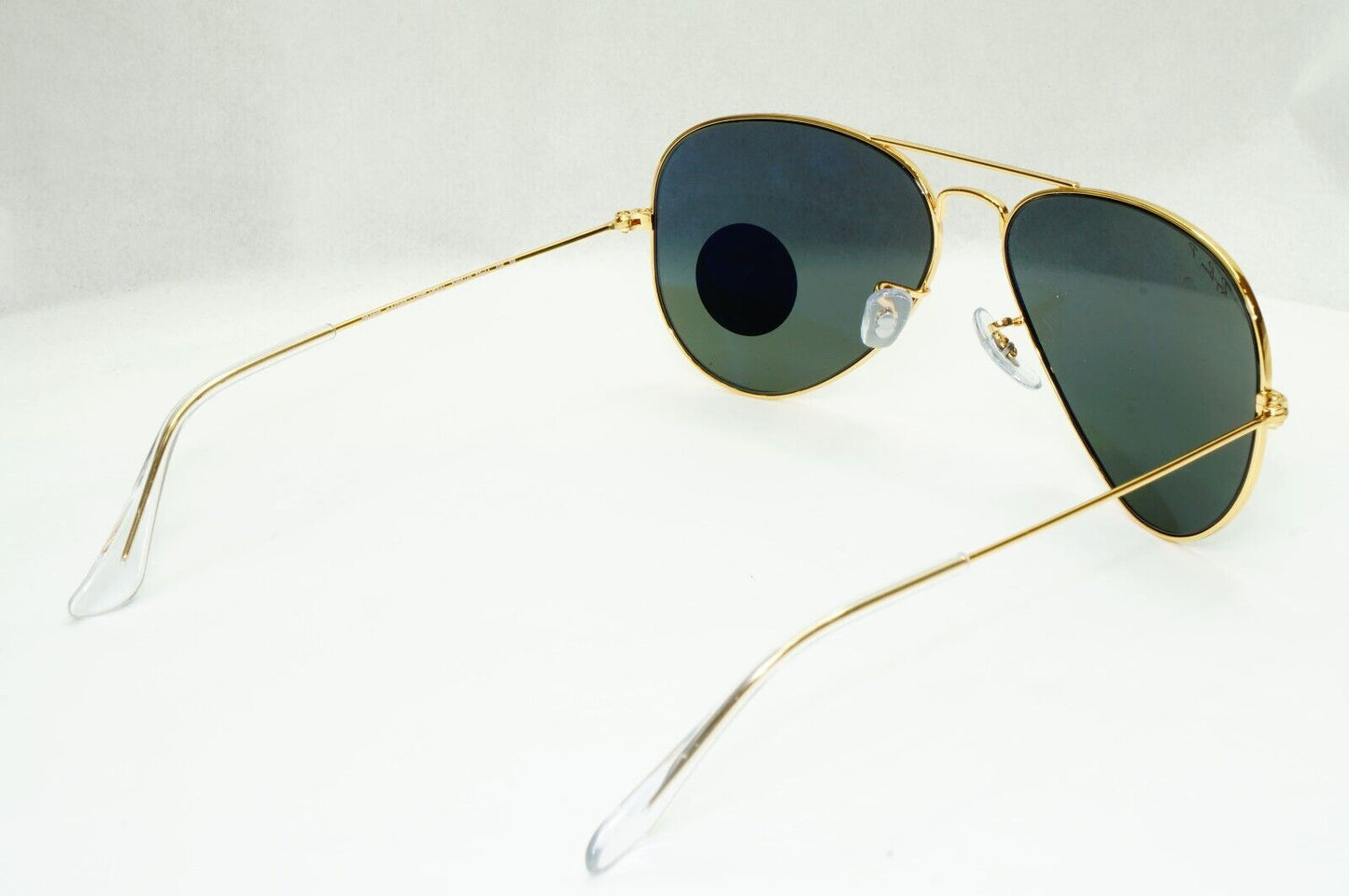 Ray-Ban Sunglasses Aviator Polarised Gold Black Metal Pilot RB 3025 9196/48 50mm