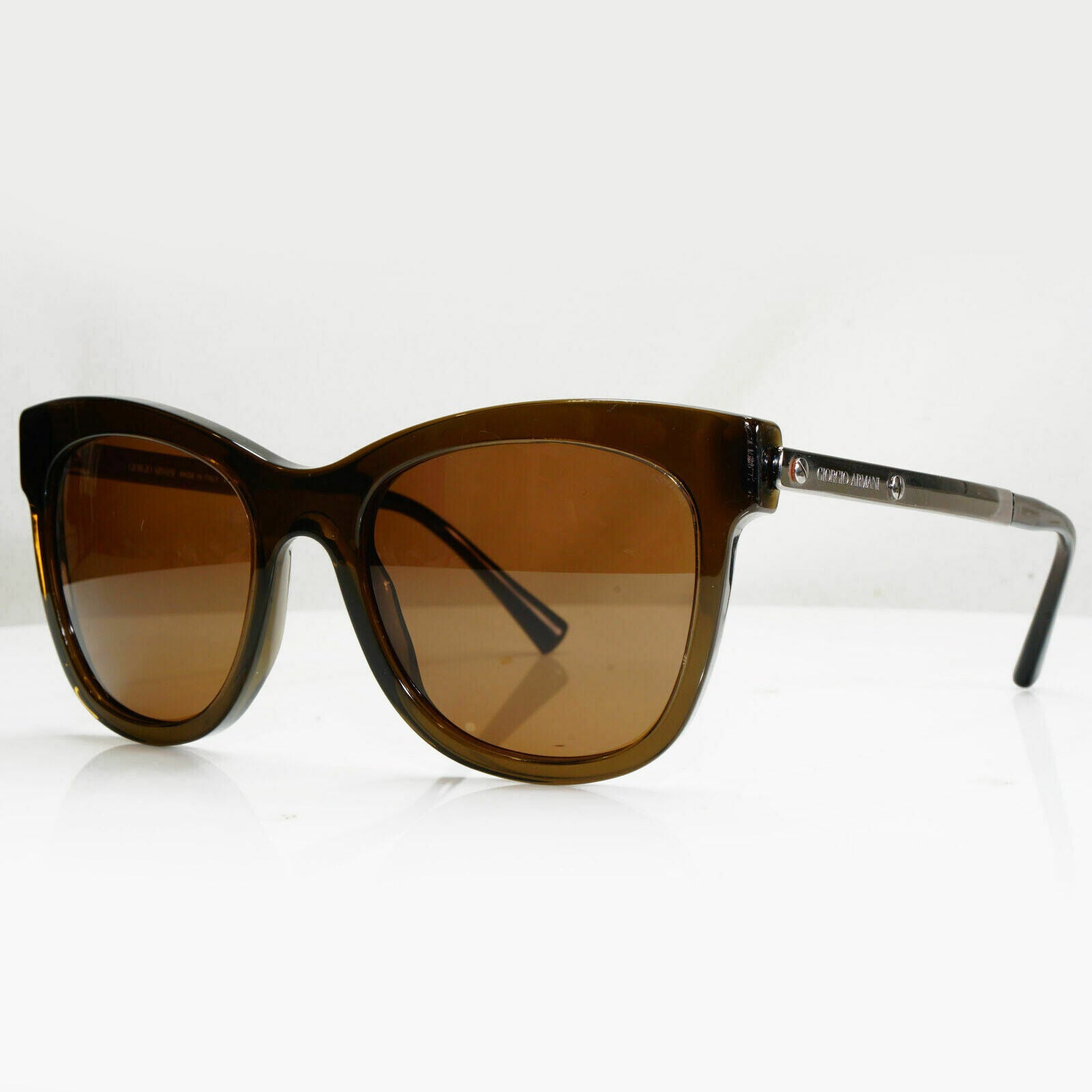 Authentic GIORGIO ARMANI Womens Sunglasses Brown Vintage AR 8011 5030/8E 27025