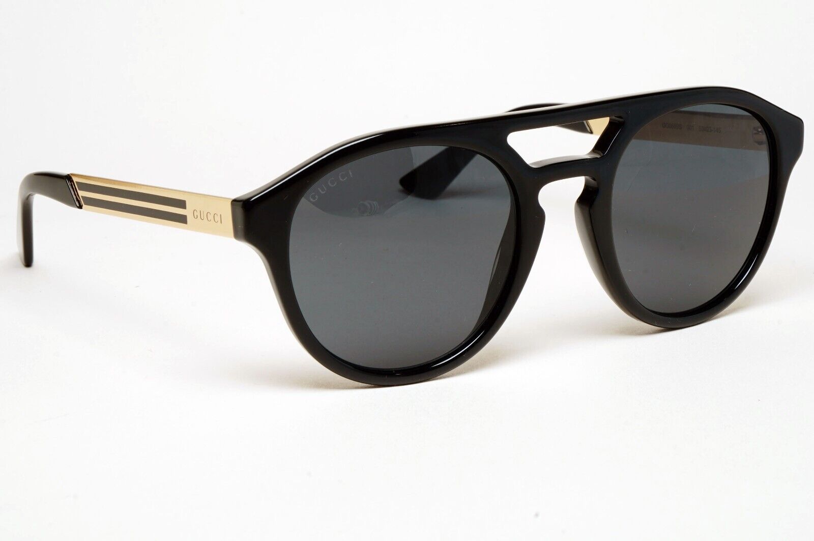 Gucci Sunglasses 2020 Black Gold grey Pilot GG0689S 001 53mm 250125