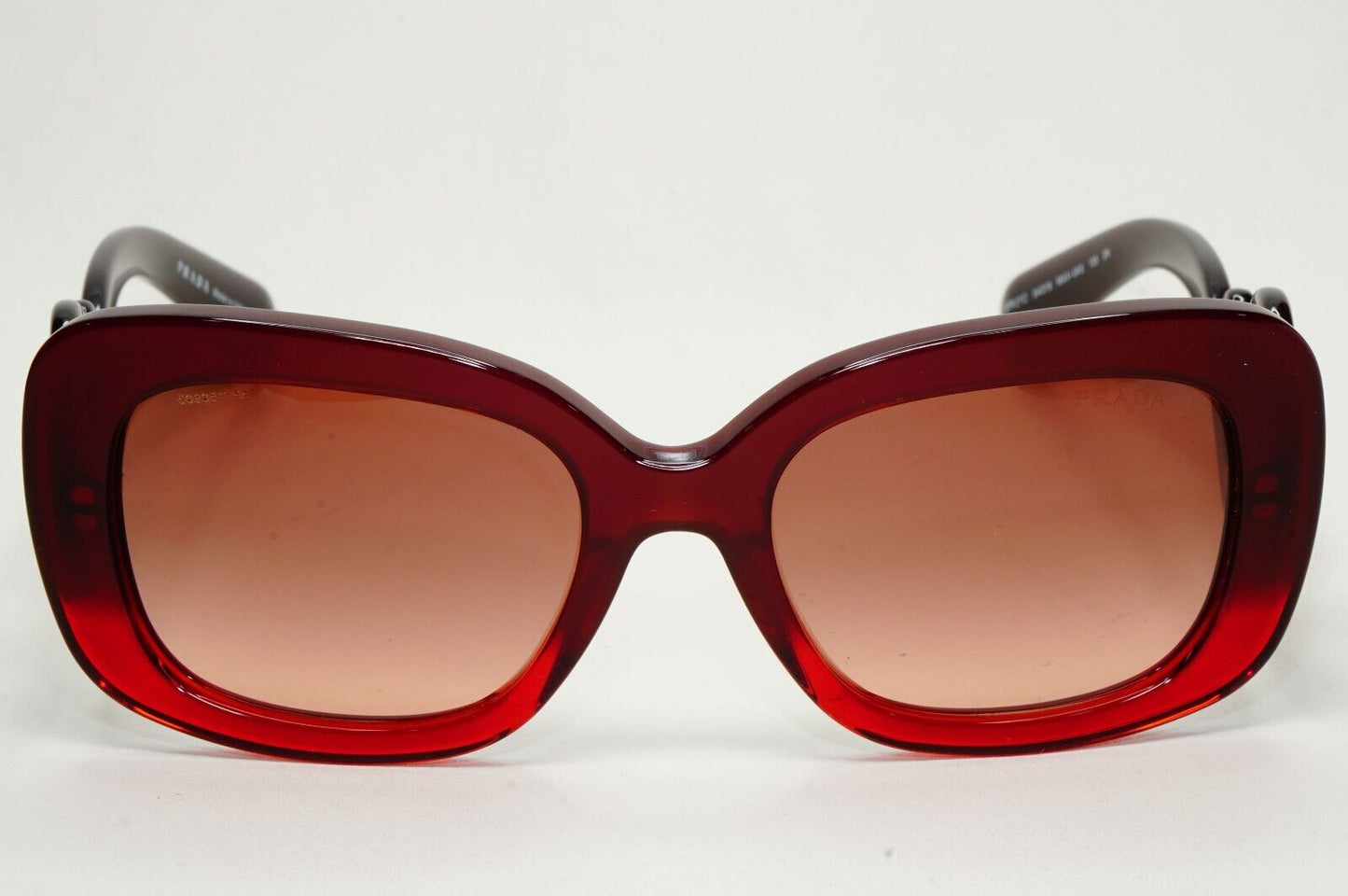 Prada Sunglasses Swirl Baroque Square Dark Red PR27OS SPR 27O MAX-0A5 061024