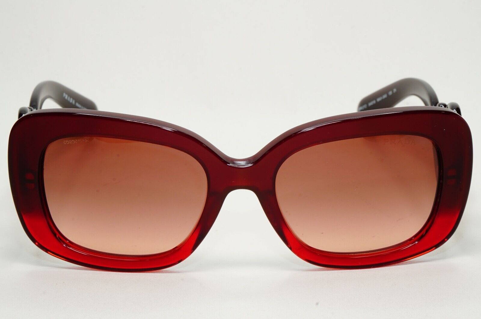Prada Sunglasses Swirl Baroque Square Dark Red PR27OS SPR 27O MAX-0A5 061024