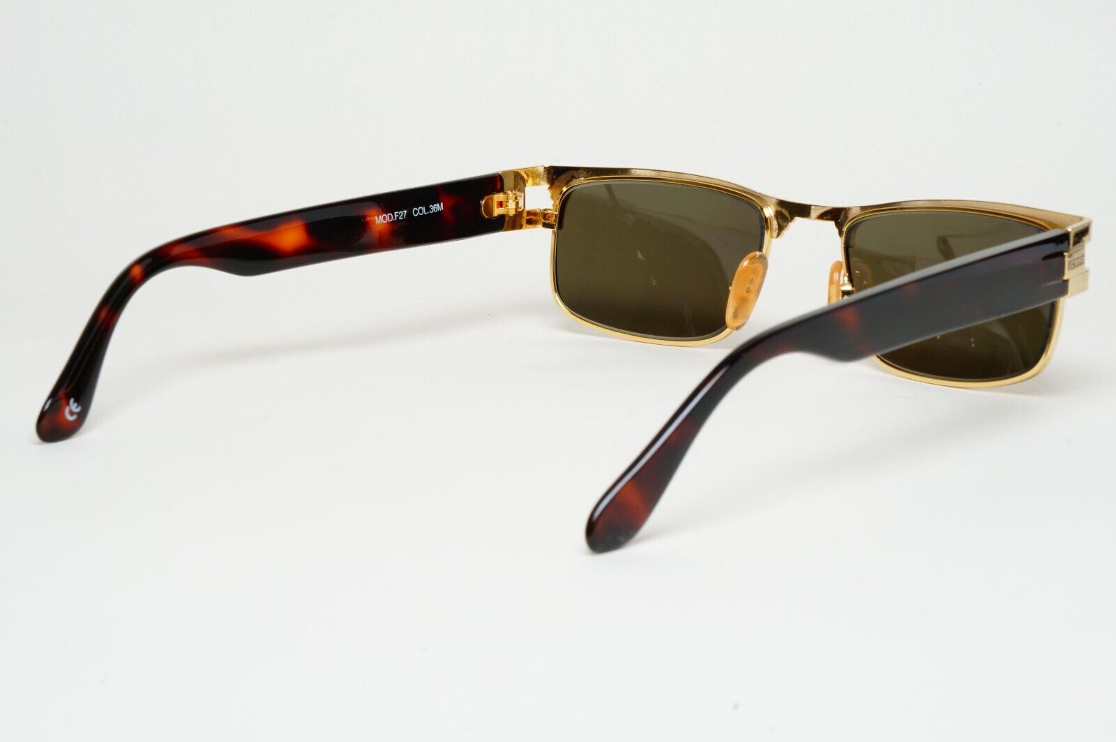 Versus Sunglasses 1996 by Gianni Versace Vintage Gold Grey MOD F26 COL 36M
