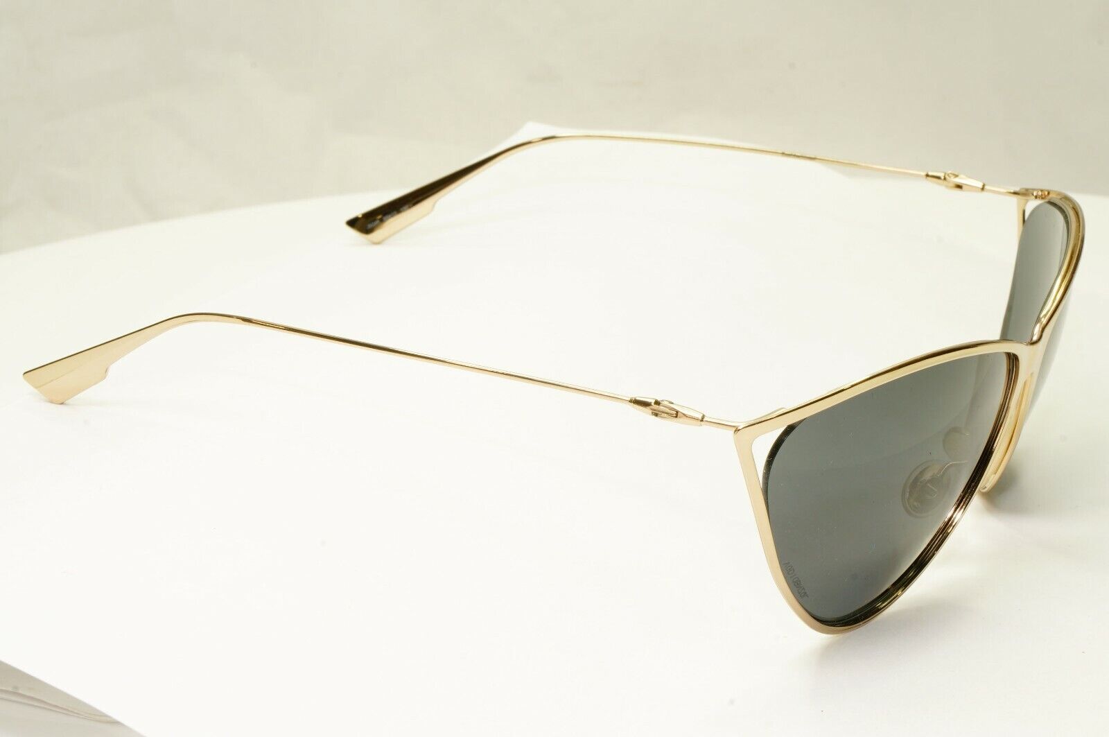 Dior Gold Black Sunglasses Metal Large Designer Womens Fashion New Motard J5GIR