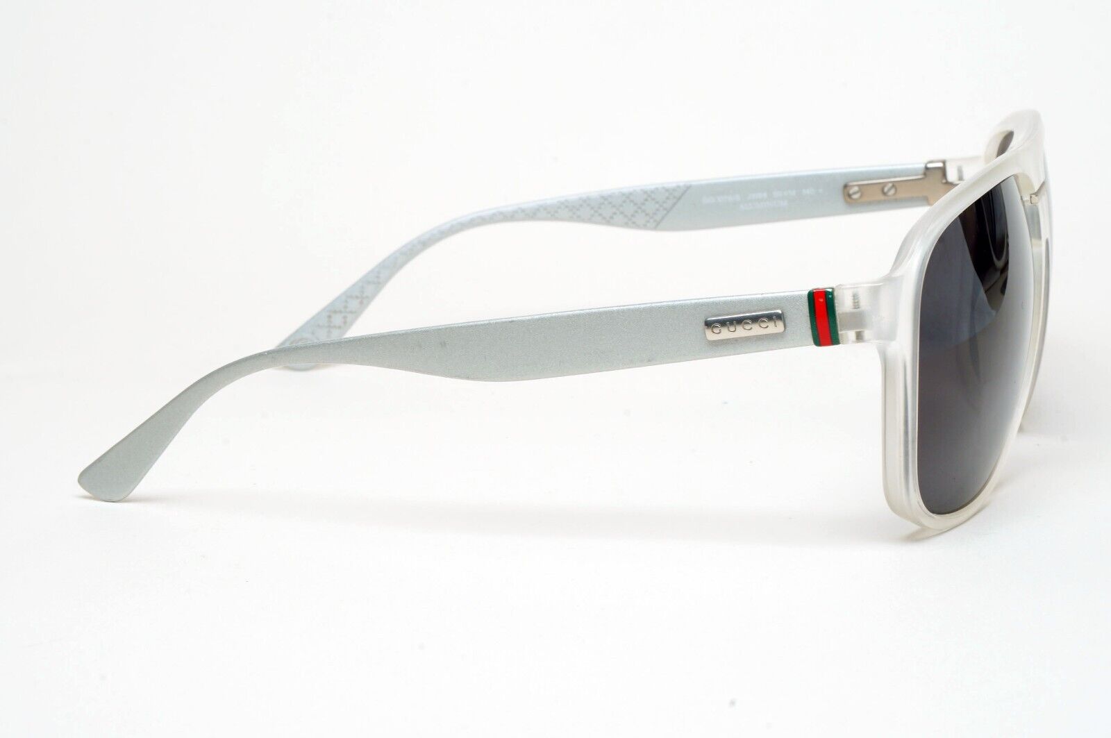 Gucci Sunglasses 2013 Vintage Aluminum Grey Matte GG 1076/S JWIHI 59mm 290125