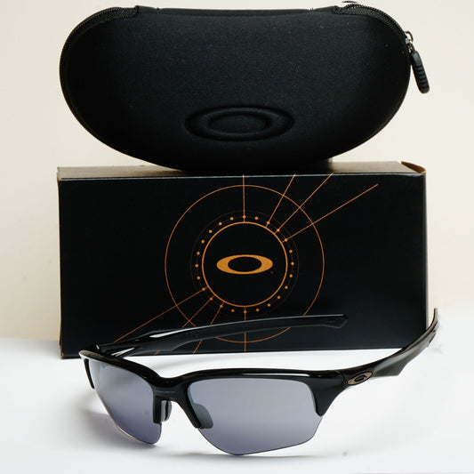 Oakley Sunglasses Flak Beta Black Polished Glossy Iridium Grey OO 9363 02