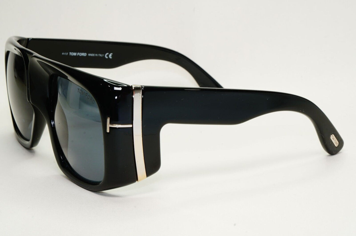Tom Ford Sunglasses Gino Black Grey Square Oversized Large Heavy TF 733 01A