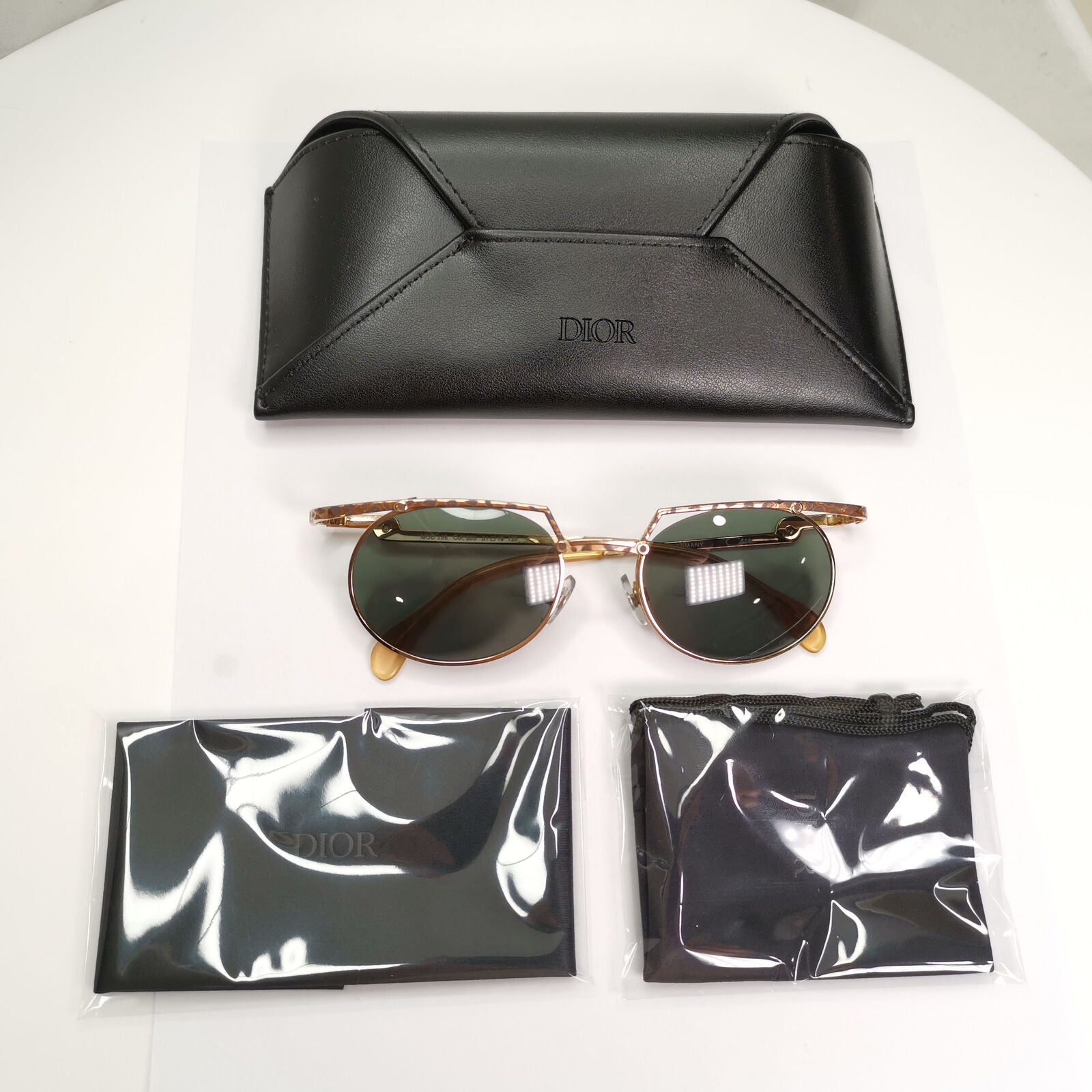 Cazal 1990s Sunglasses Vintage Germany Gold Leopard MOD 288 COL 653 37484