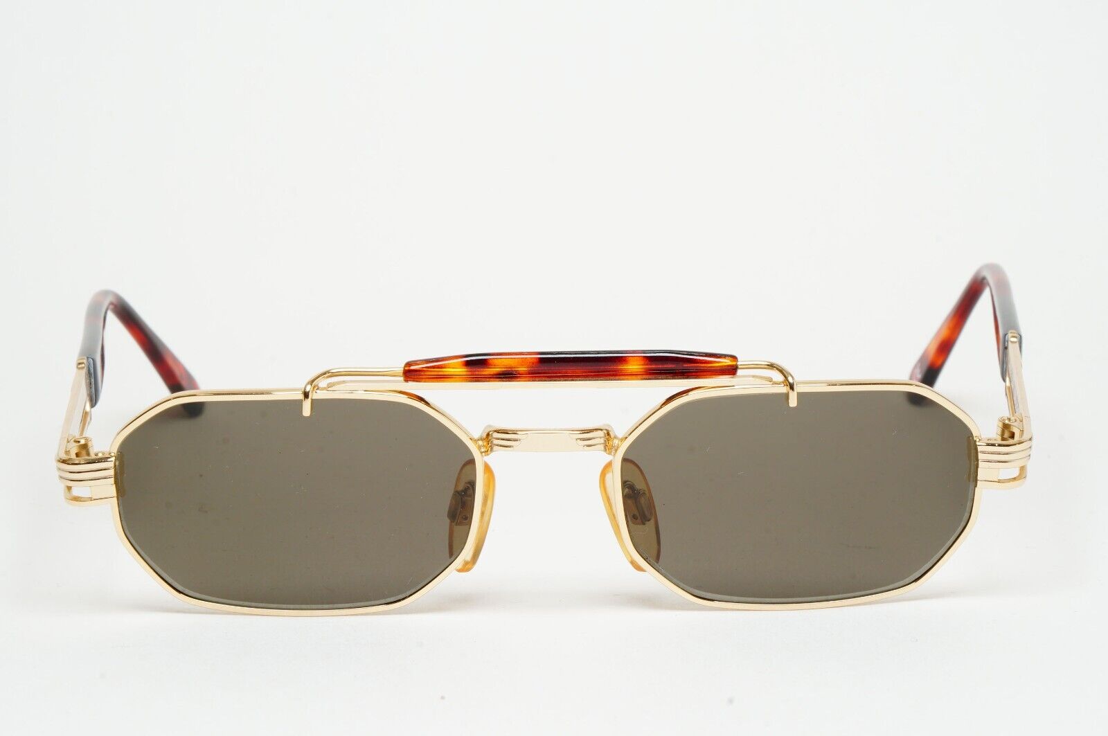 Versus Sunglasses 1996 by Gianni Versace Vintage Gold Grey MOD F25 COL 030
