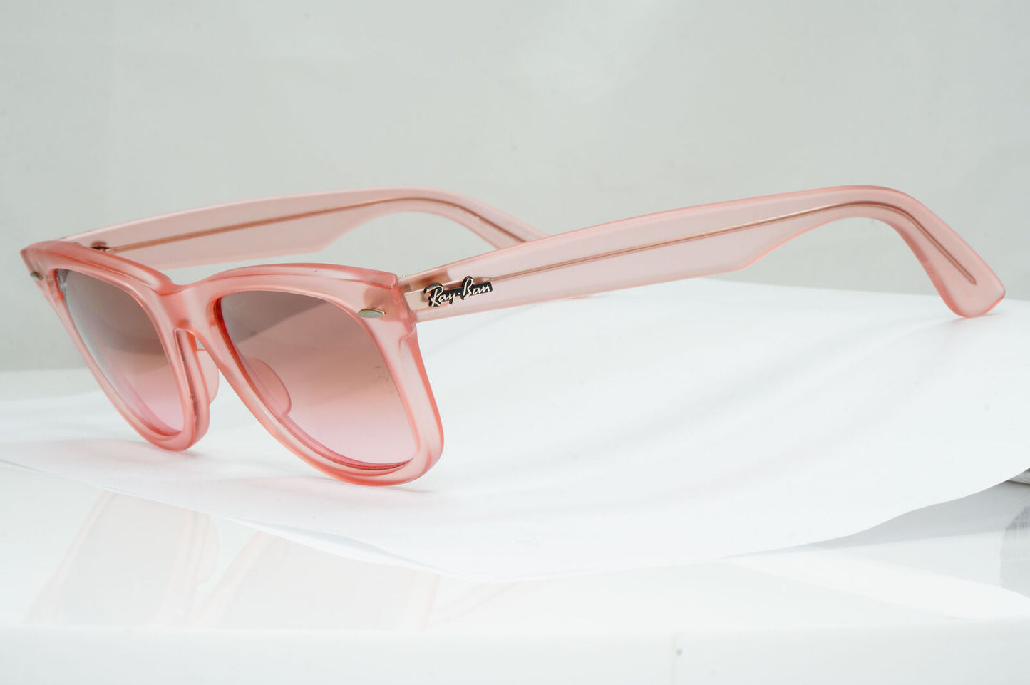 Ray-Ban Sunglasses Wayfarer Ice Pop Watermelon Pink Brown RB 2140 6057/X3 50mm