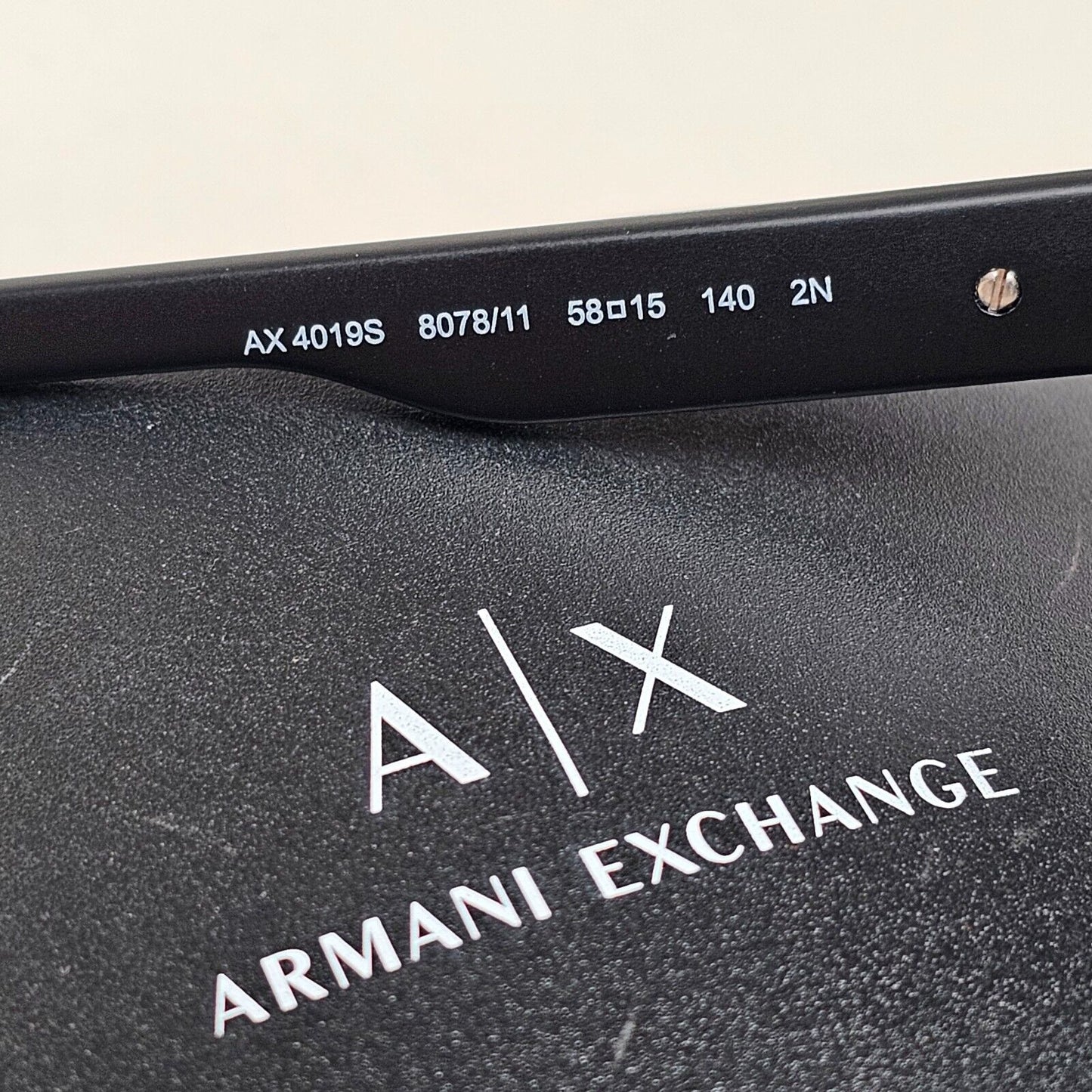Armani Exchange Sunglasses 2015 Black Grey Pilot AX 4019 8078/11 221124