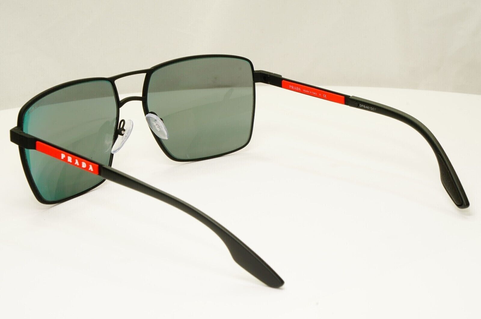 Prada Black Mirror Chameleon Sunglasses Red Blue SPS 50W PS50WS DG0-08F [b 38872
