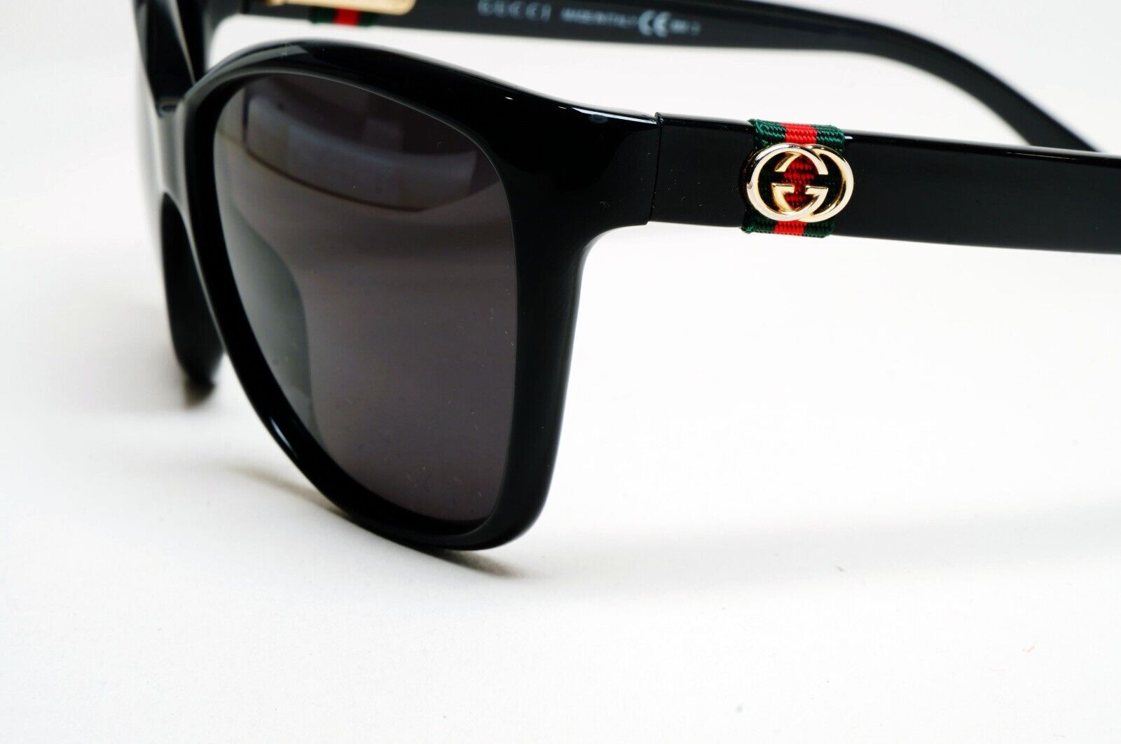 Gucci Sunglasses 2012 Vintage Ribbon Black Gold GG 3645/S D28WJ 56mm 220125
