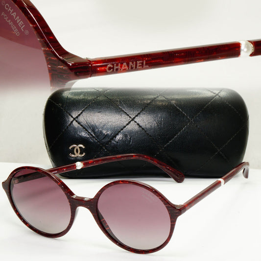 Chanel Polarized Sunglasses Pearl Burgundy Gradient 5391-H c.1638/K5 280323