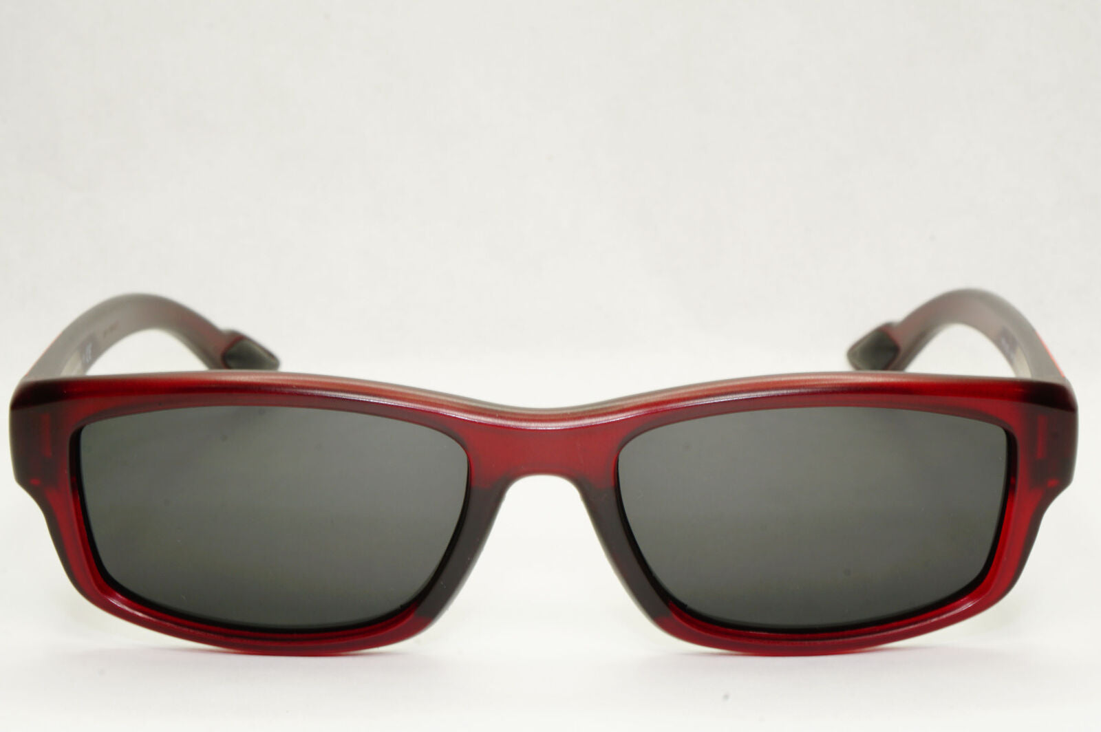 Prada Sunglasses Red Burgundy Black Square Rectangle PS02EV VPS 02E MAZ-1O1 54mm