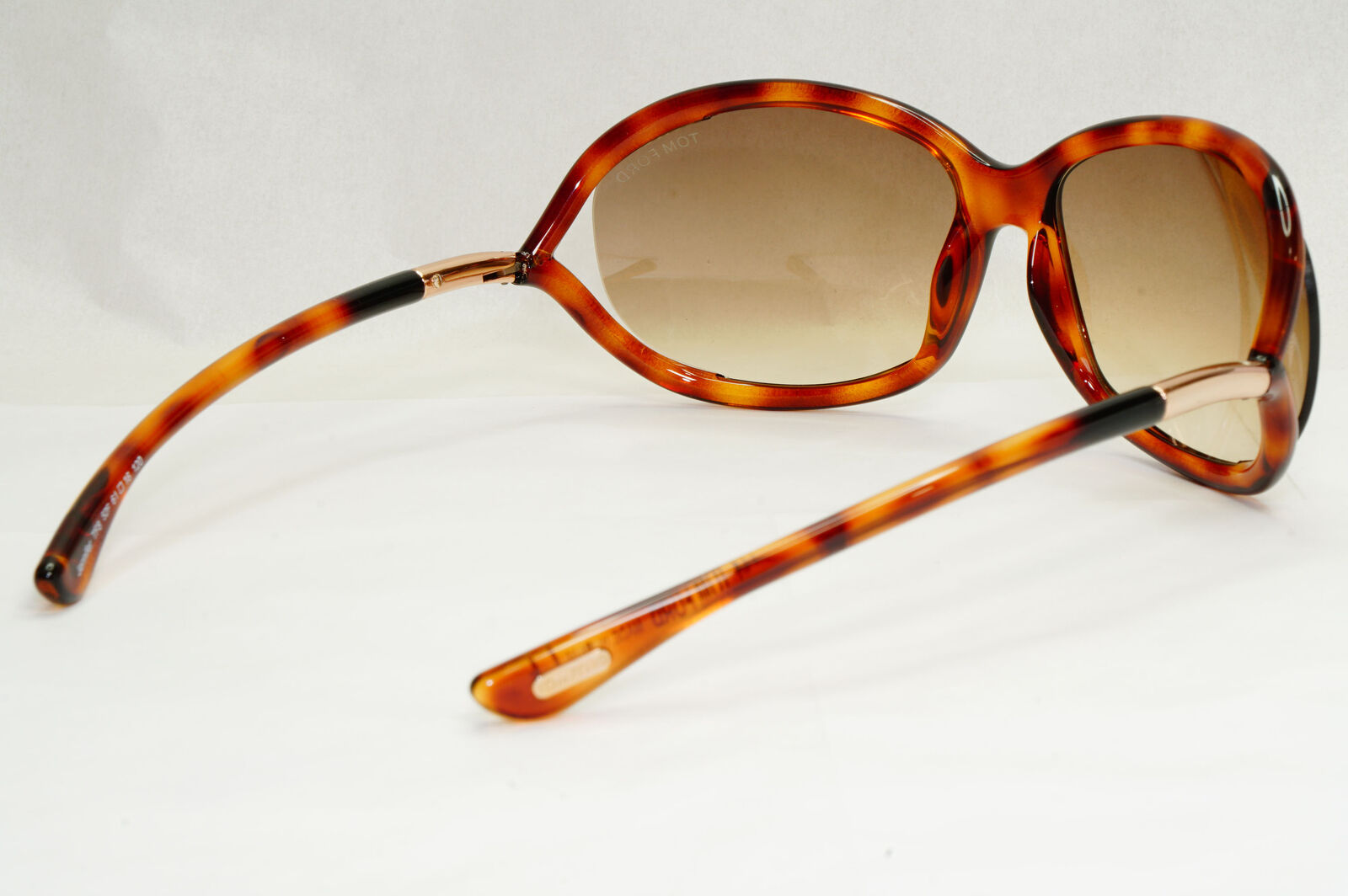 Tom Ford Sunglasses Jennifer Tortoiseshell Brown Gradient FT0008 TF 8 52F [A]