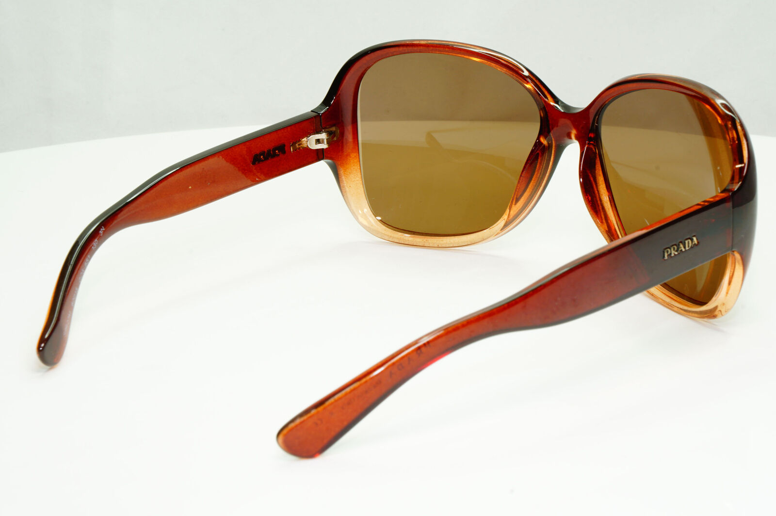 Prada 2012 Brown Sunglasses Square Large Transparent PR27MS SPR 27M GO5-6S1