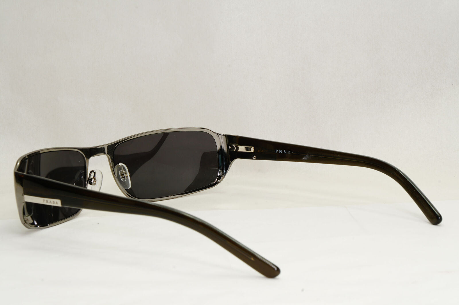 Prada Sunglasses 2006 Vintage Gunmetal Brown Olive PR52FS SPR 52F 5AV-4M1 060324