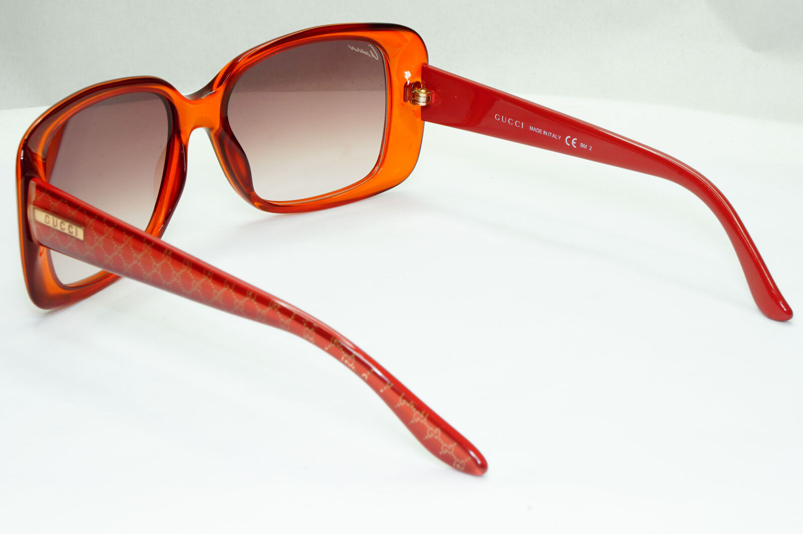Gucci 2008 Sunglasses Monogram Vintage Brown Gradient GG 3577/S WJ8S2 130423