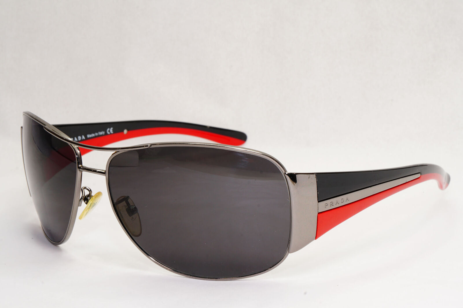 Prada Sunglasses 2006 Vintage Gunmetal Black Pilot PR75GS SPR 75G 5AV-1A1 180124