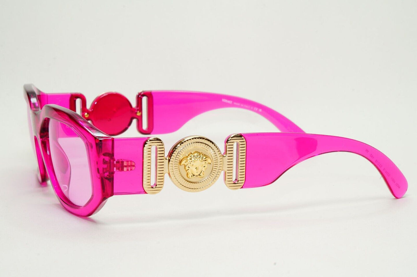 Versace Sunglasses Biggie Medusa Fuchsia Transparent Pink MOD VE 4361 5334/5