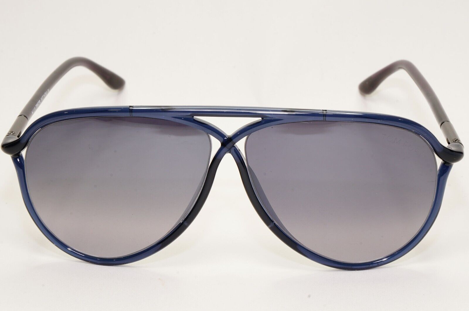Tom Ford Sunglasses Maximillion Dark Blue Pilot Grey FT0206 TF 206 50B 59mm