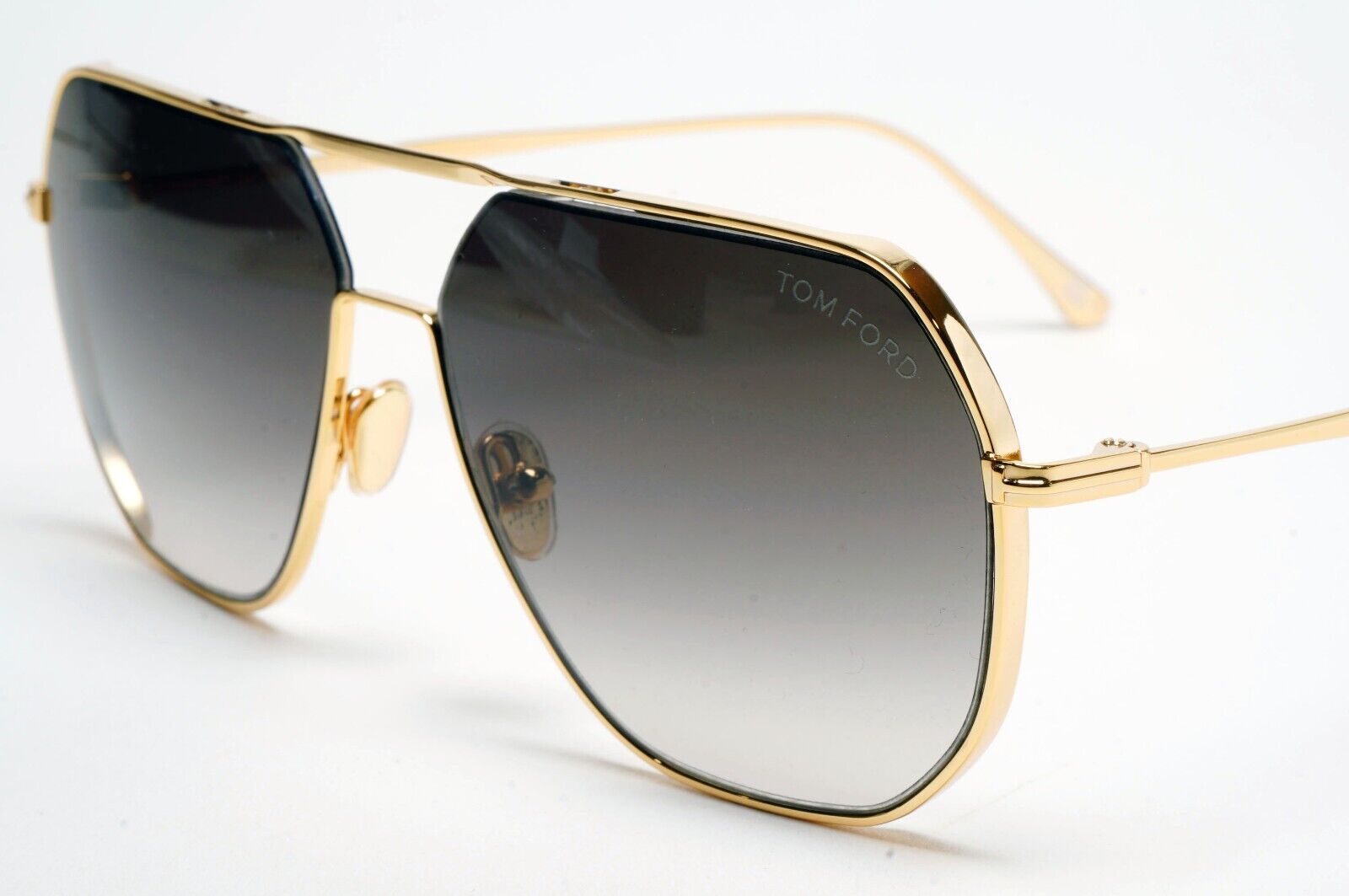 Tom Ford Sunglasses Gilles-02 Gold Grey Navigator FT0852 TF 852 30B 59mm