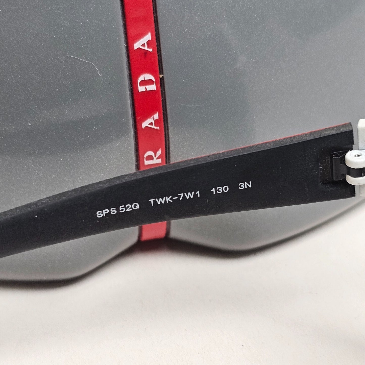 Prada Sunglasses 2013 Vintage Shield White Silver PS52QS SPS 52Q TWK-7W1 140325