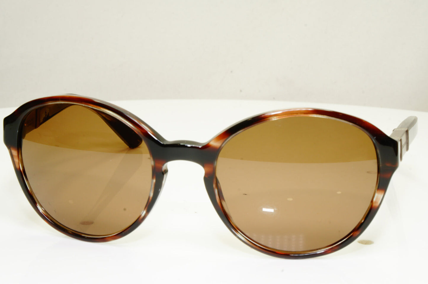 Giorgio Armani Round Brown Tortoise Sunglasses Womens AR 8006 5036/13 30087
