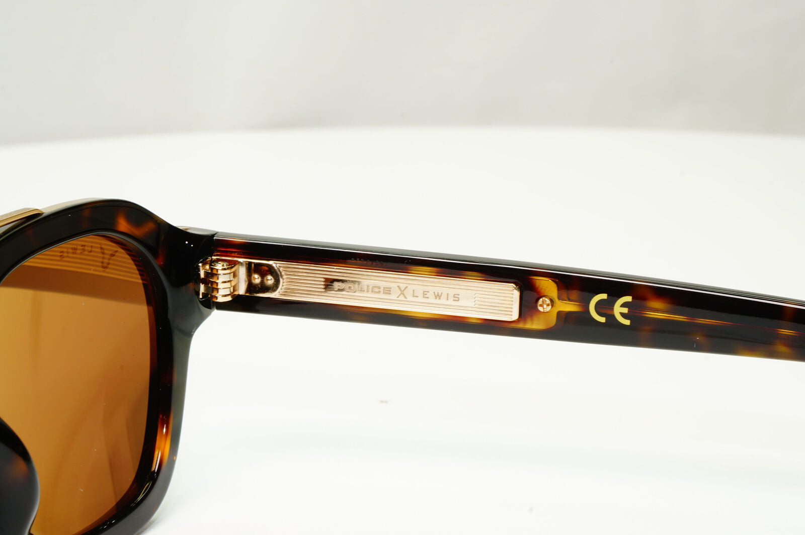 Police Lewis Hamilton F1 Sunglasses Brown Tortoiseshell Gold SPL C47 COL 722X