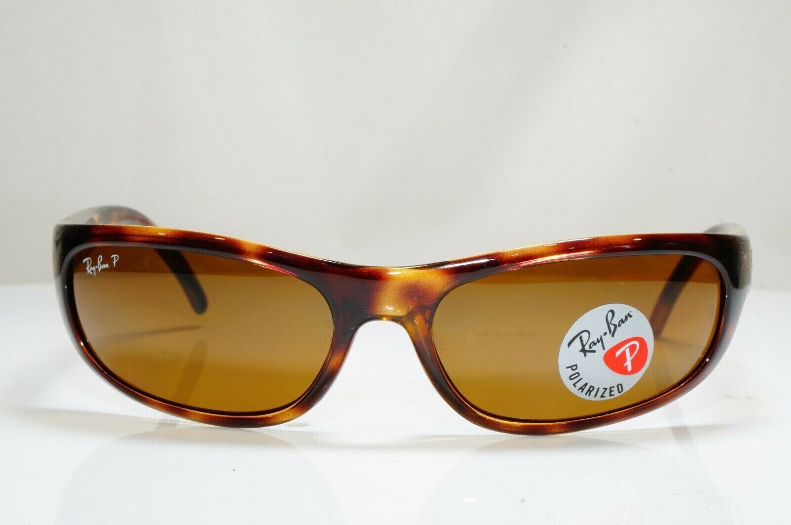 Ray-Ban Sunglasses Polarized Predator Wrap Brown Tortoiseshell RB 4033 642/47