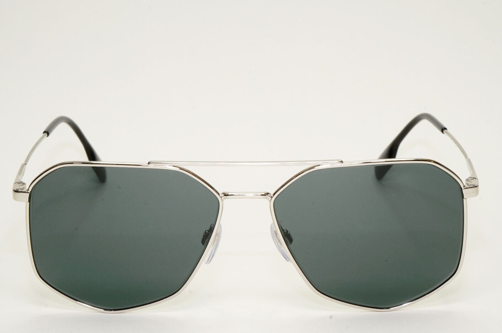Burberry Sunglasses Silver Navigator Pilot Metal Ozwald BE 3139 1005/87 58mm