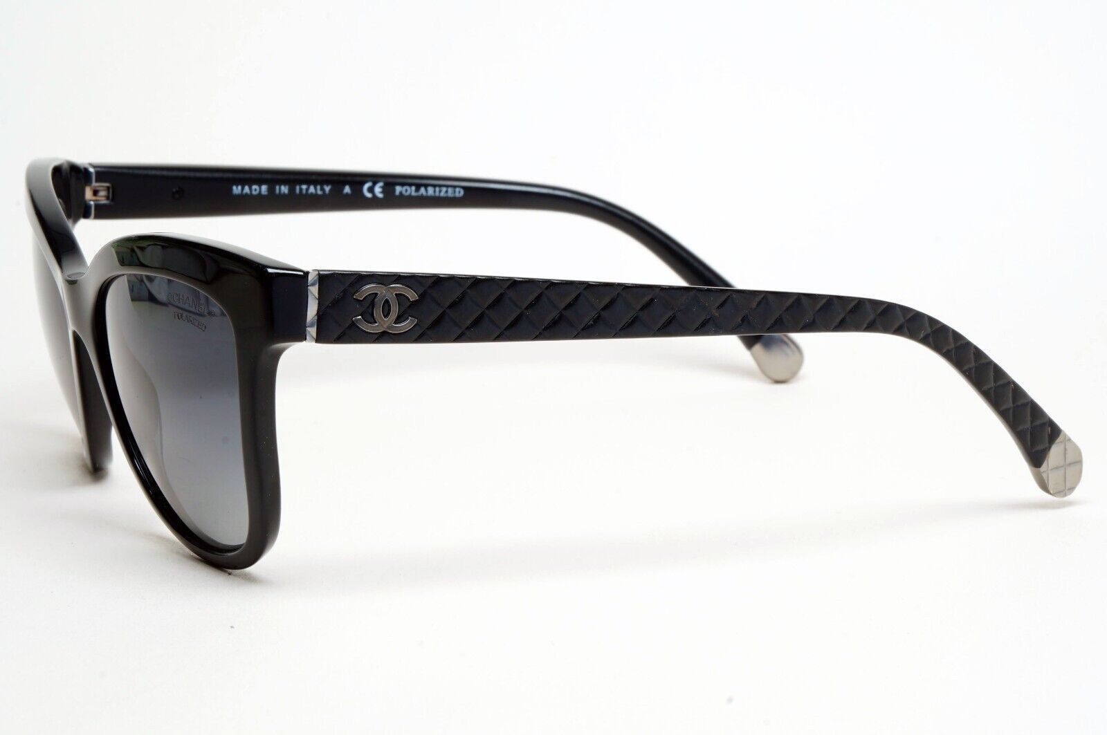 Chanel Sunglasses Polarized Black Grey Gradient Square 5330 c.501/S8 56mm 241124