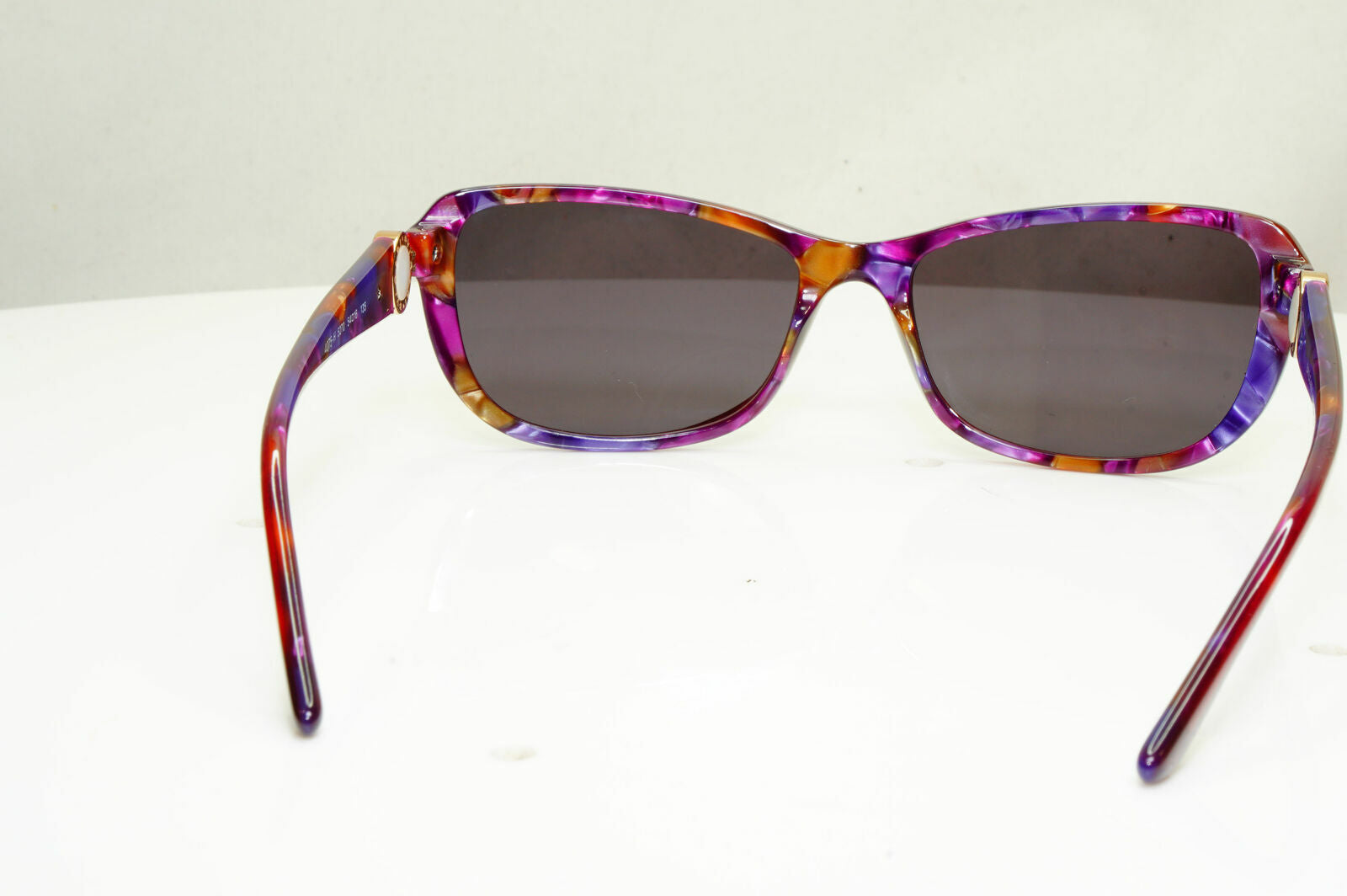 Bvlgari Pearl Gold Burgundy Sunglasses Bordo Rectangle Womens 4075 5270 30410