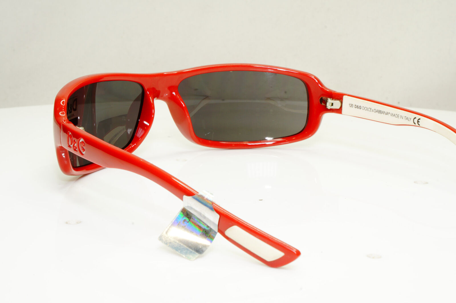 Authentic DOLCE & GABBANA Womens Vintage Sunglasses Red DG 2150 482 30847