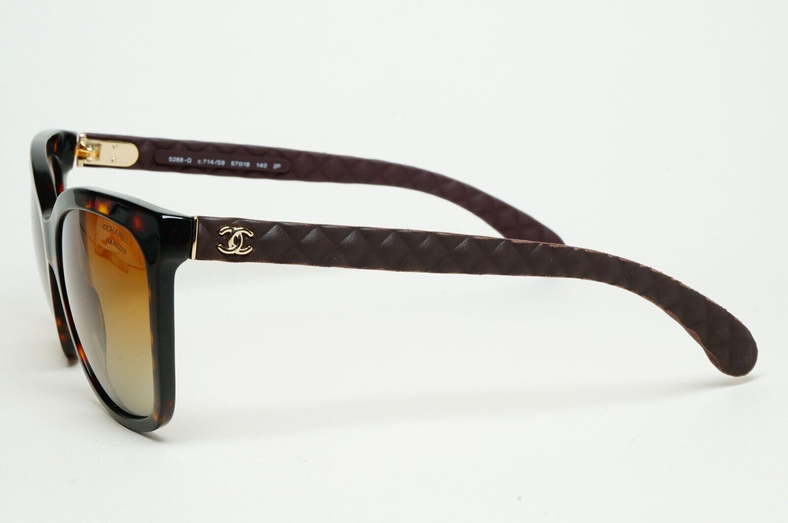 Chanel Sunglasses Polarized Brown Tortoise Gradient 5288-Q c.714/S9 57mm 261124