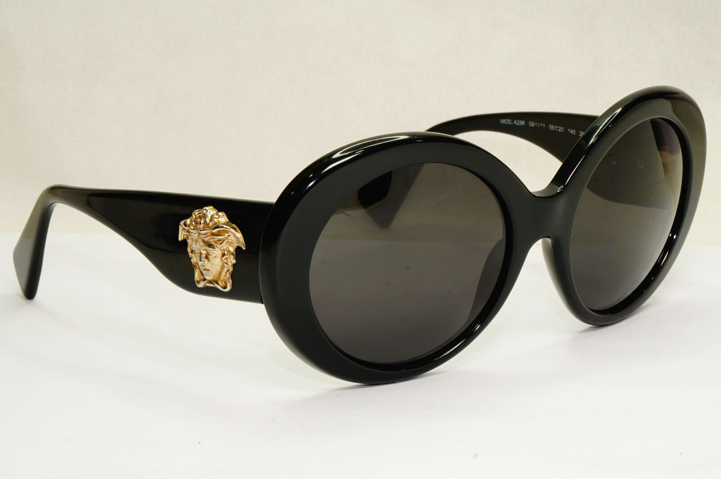 Versace Sunglasses Black Gold Large Medusa Oversized MOD VE 4298 GB1/11 180224