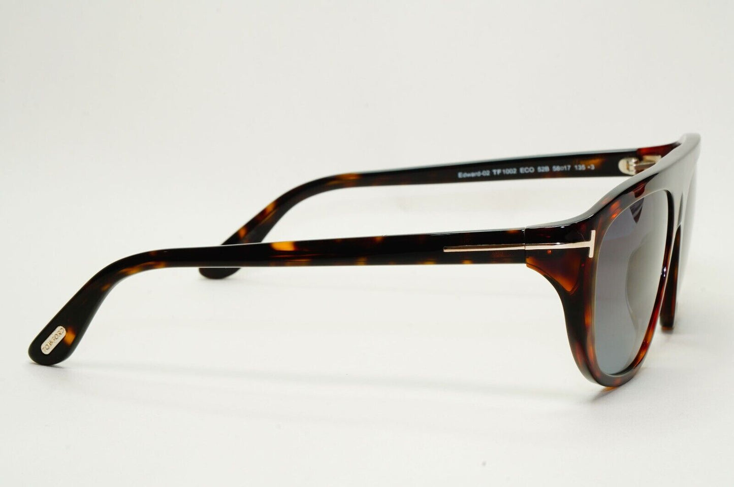 Tom Ford Sunglasses Edward-02 Brown Tortoise Grey Gradient FT1002 TF 1002 52B