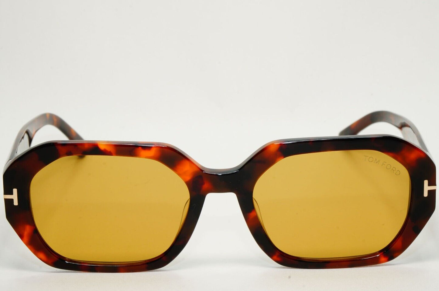 Tom Ford Sunglasses Veronique-02 Brown Havana Hexagon Unisex FT 0917 TF 917 55E