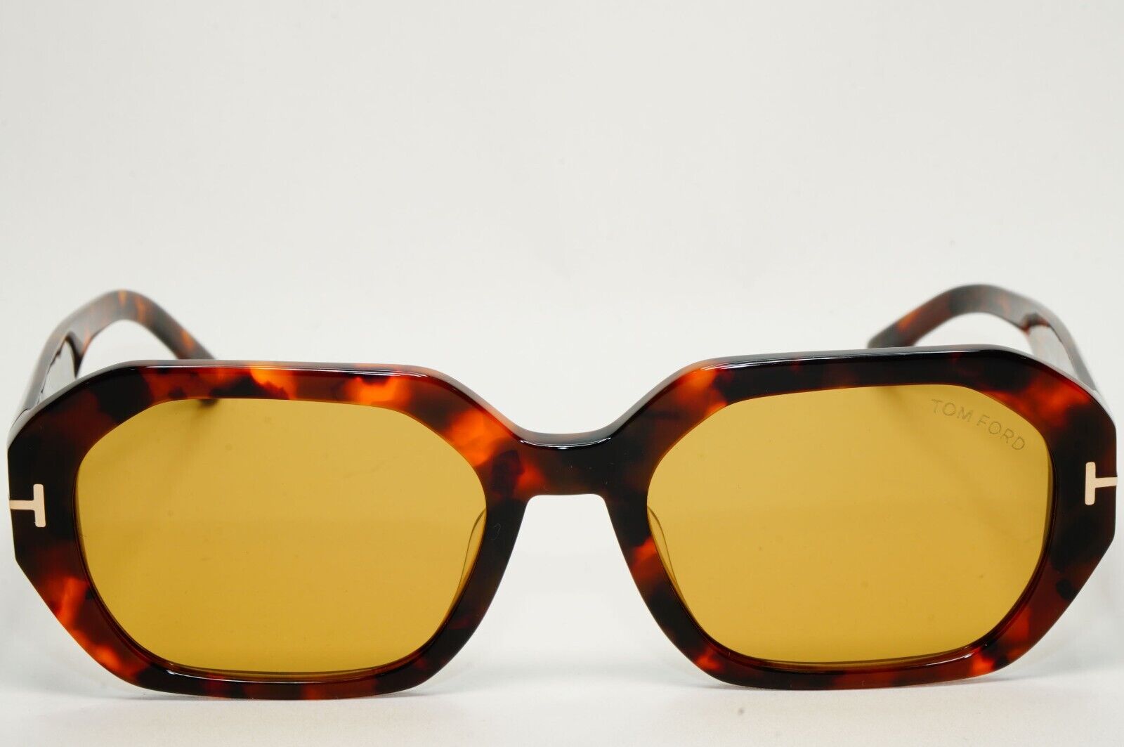 Tom Ford Sunglasses Veronique-02 Brown Havana Hexagon Unisex FT 0917 TF 917 55E
