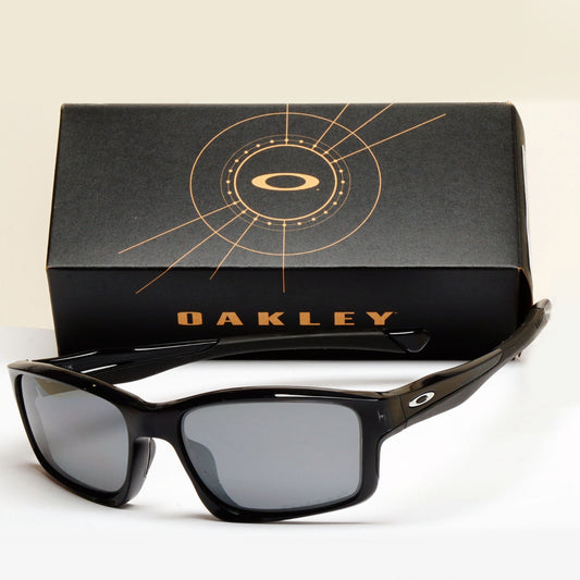 Oakley Sunglasses Polarized Chainlink Black Ink Iridium Glossy OO 9247 09