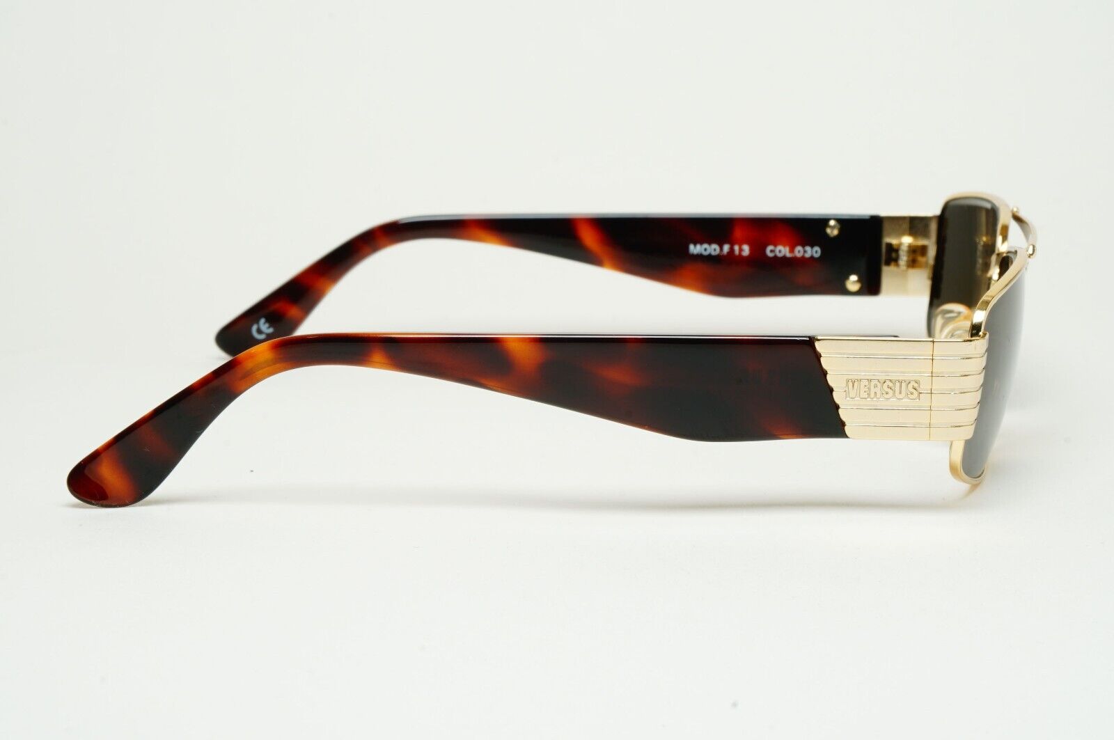 DAMAGED Versus Sunglasses 1996 by Gianni Versace Vintage Gold MOD F13 COL 030