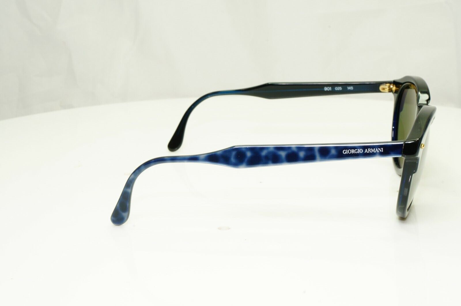 Giorgio Armani 1997 Vintage Blue Green Retro Havana Sunglasses Mens 901 025