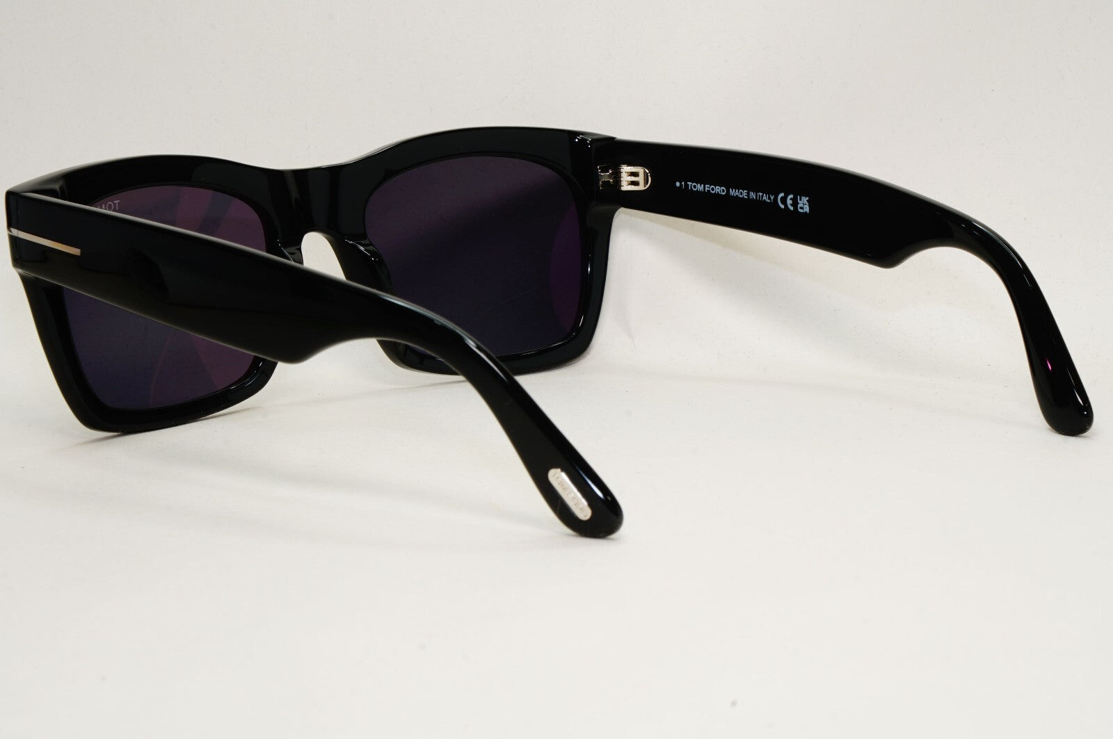 Tom Ford Sunglasses Black Glossy Square Gold Nico FT1062 TF 1062 01A 56mm [A]